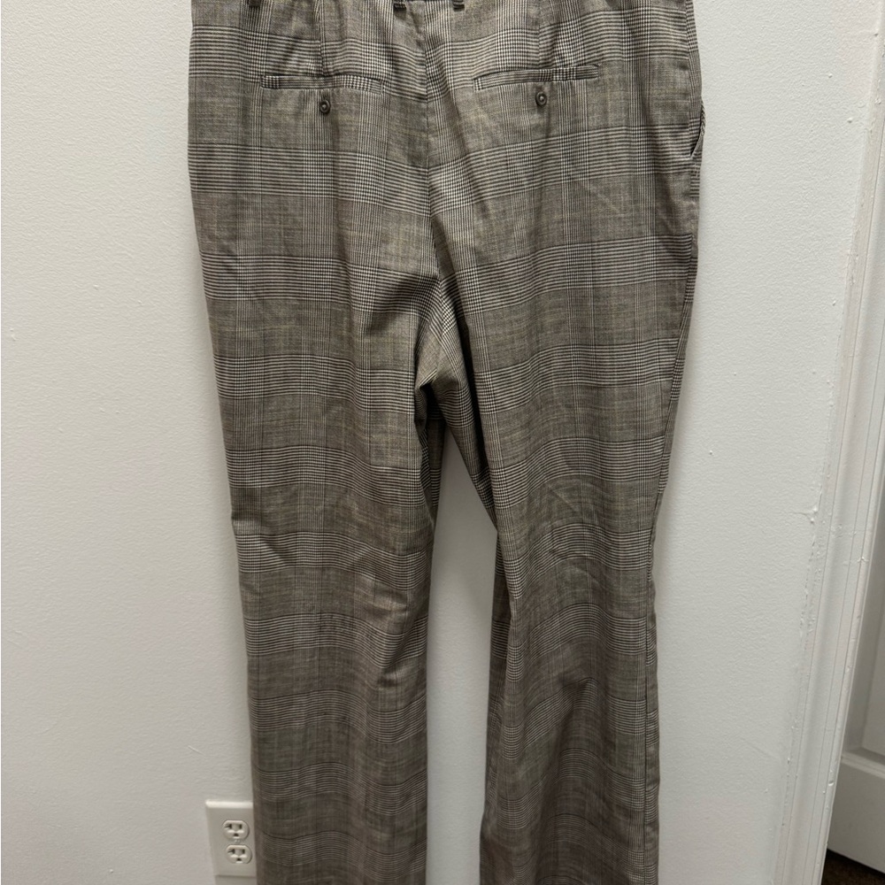 Worthington Plaid Blazer and Pants set in Gray and Brown Tones - Picture 7 of 9